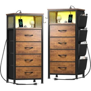 Nightstand Set of 2, Night Stand