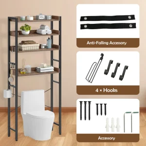 Over The Toilet Storage Rack
