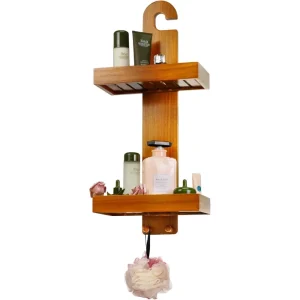 Teak Shower Caddy Hanging, Shower