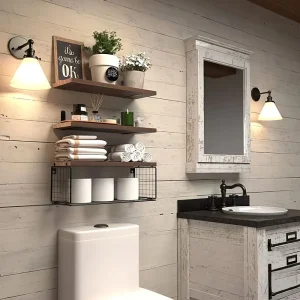 Wall Mounted Floating Shelves 3 Set
