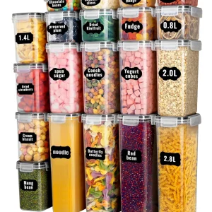 24pcs Airtight food storage containers