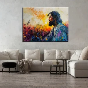 Stunning pine frame canvas art