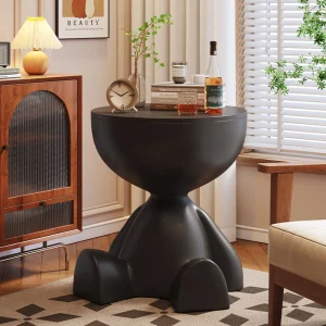 Wedyvko Coffee Table,1pc Modern Round